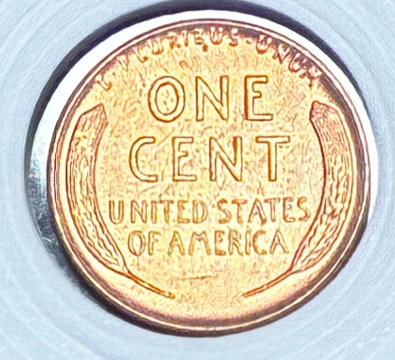 1949p UNC Lincoln Wheat Ear Copper 1c Penny  - Image 2 of 4