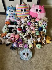 Ty Beanie Boo Plush Lot Assorted Animals Beanbag Stuffed Toys Ages 3-7
