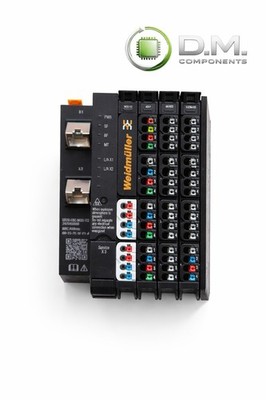 Weidmüller u-remote | Modbus TCP UR20-FBC-MOD-TCP-V2 + 3 Módulos E/S