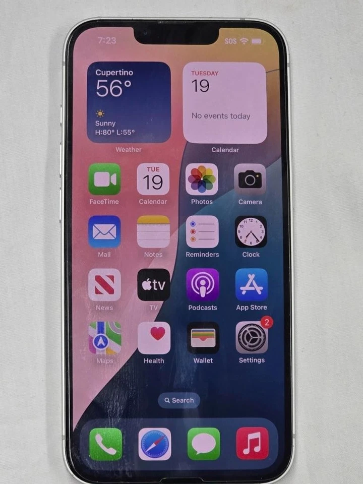 Apple MD0E4LL/A iPhone 16e 128GB - Apple Intelligence - White (Boost) - Image 2 of 4