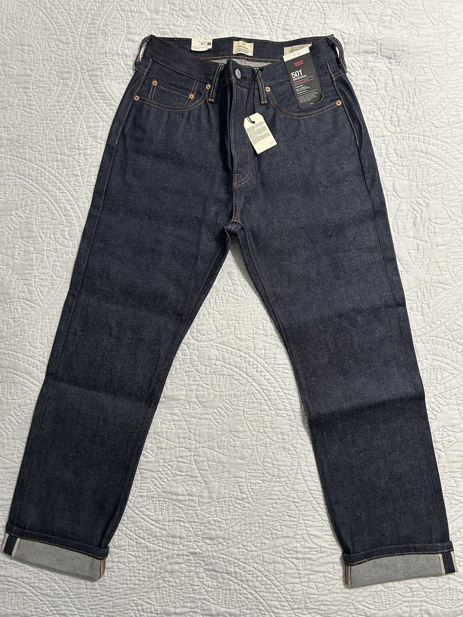 Levi's Womens 501 Original Selvedge Denim A6167-0007 DARK WASH