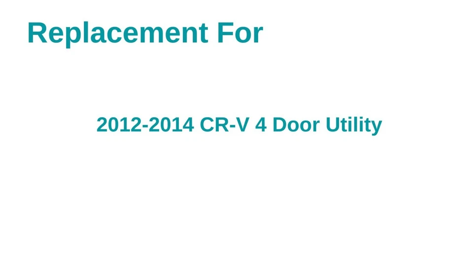 Heated Back Liftgate Glass Rear Window Privacy For 2012-2014 Honda CR-V Foto 3 de 4