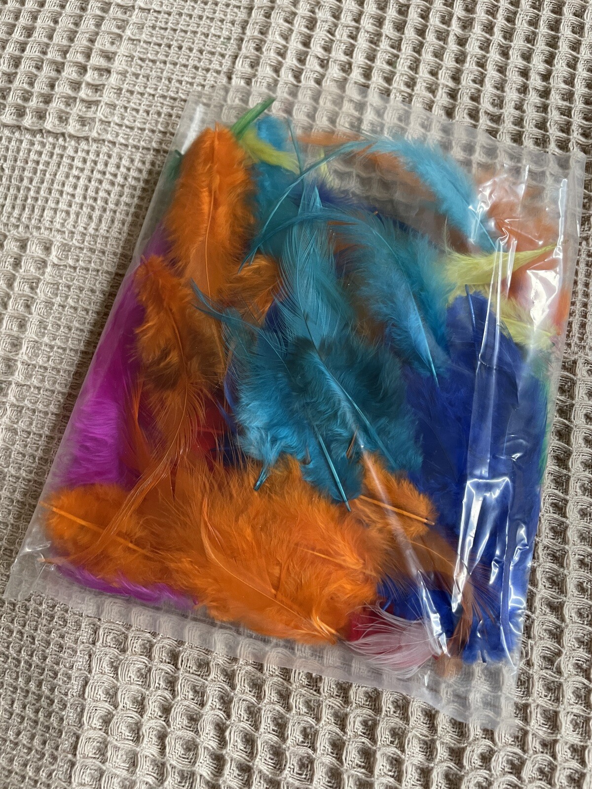 Sachet Plumes Décoratives Couleurs Vives - Loisirs Créatifs