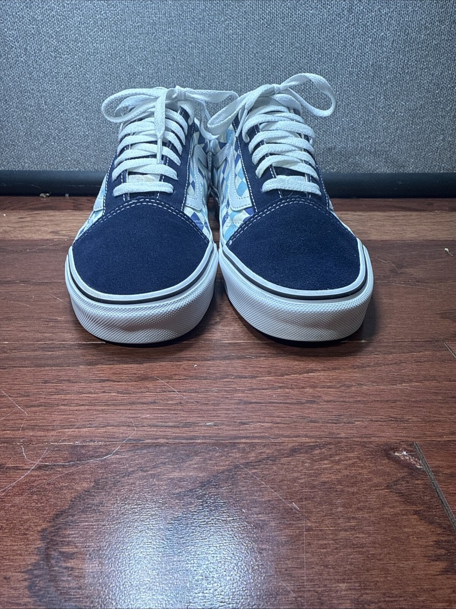 Vans Old Skool Checkerboard Sk8 Women\'s Size 10.5 Men\'s Sz 9Sneakers Blue White Vans Old Skool Checkerboard Sk8 Women main image 2