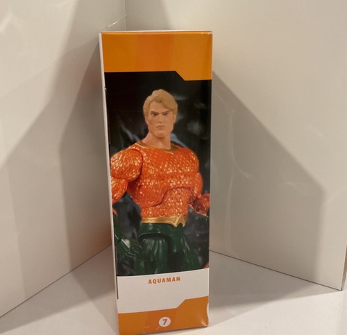 DC Essentials Aquaman Action Figure 7" Collectible With Trident & Box - 第 5/9 張圖片