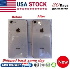 iPhone 8  SE back glass Repair Service Gray/Silver/Red/Gold- Mail In Service 