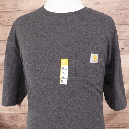 NWT CARHARTT LOOSE FIT K87 CRH GREY SHORT SLEEVE TSHIRT SIZE 2XL XXL NEW!