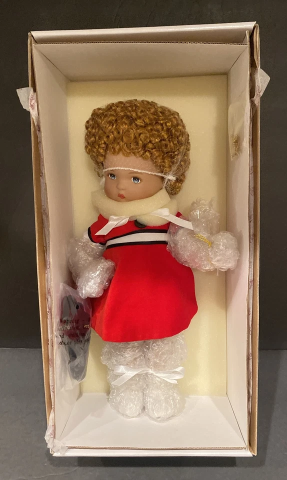 Muñeca de porcelana Effanbee Annie Tonner Doll Convención 2004 nueva con certificado de autenticidad Foto 2 de 4