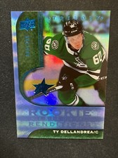 20-21 UD Trilogy Hockey Blue SP Parallel Rookie Ren RR-7 Ty Dellandrea /399