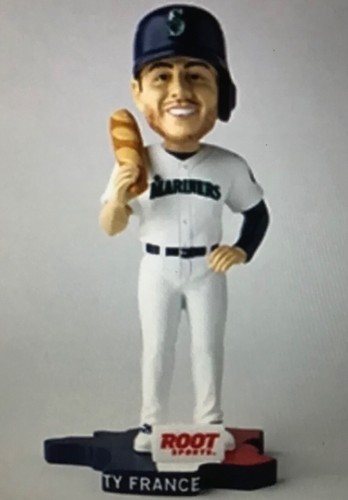 Seattle Mariners Ty France Bobblehead SGA 7/18/23 In hand ready to ship NIB - Picture 2 of 3