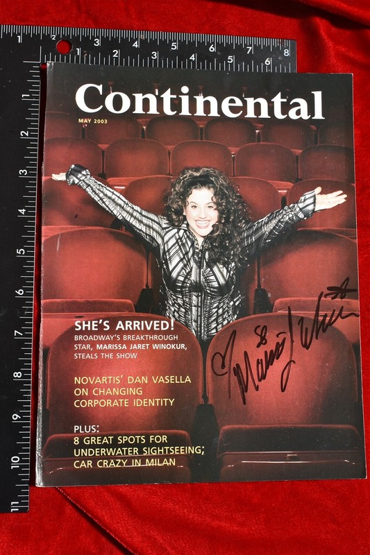 MARISA JARET WINOKUR HAIRSPRAY IN PERSON signed autograph photo Magazine cover