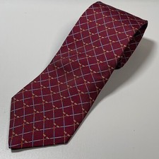 Brooks Brothers Makers Men s Tie Silk Red Golf Club Made in USA