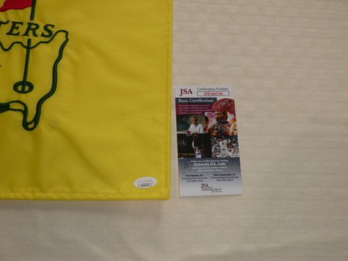 Patrick Reed Hand Signed 2018 Masters Pin Flag JSA #DD46536 PGA Golf Augusta - Picture 3 of 3