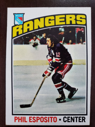 1976-77 Topps Phil Esposito carte de hockey #245 Rangers de New York - Photo 1 sur 2
