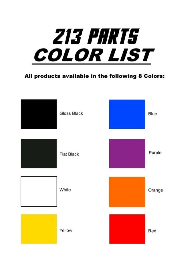 Black Headlight Covers (Available In 8 Colors) Fits Ski-Doo Rev XP 213 Parts