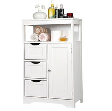 Bathroom Floor Cabinet Freestanding Storage Cabinet Bathroom Living Room Kitchen