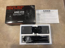 Azden WMS-20-II Wireless Microphone Transmitter and Receiver NEW Opened Box