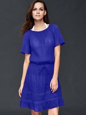 NWT Gap Smock cover up, Mosaic blue SIZE XXL # 201701