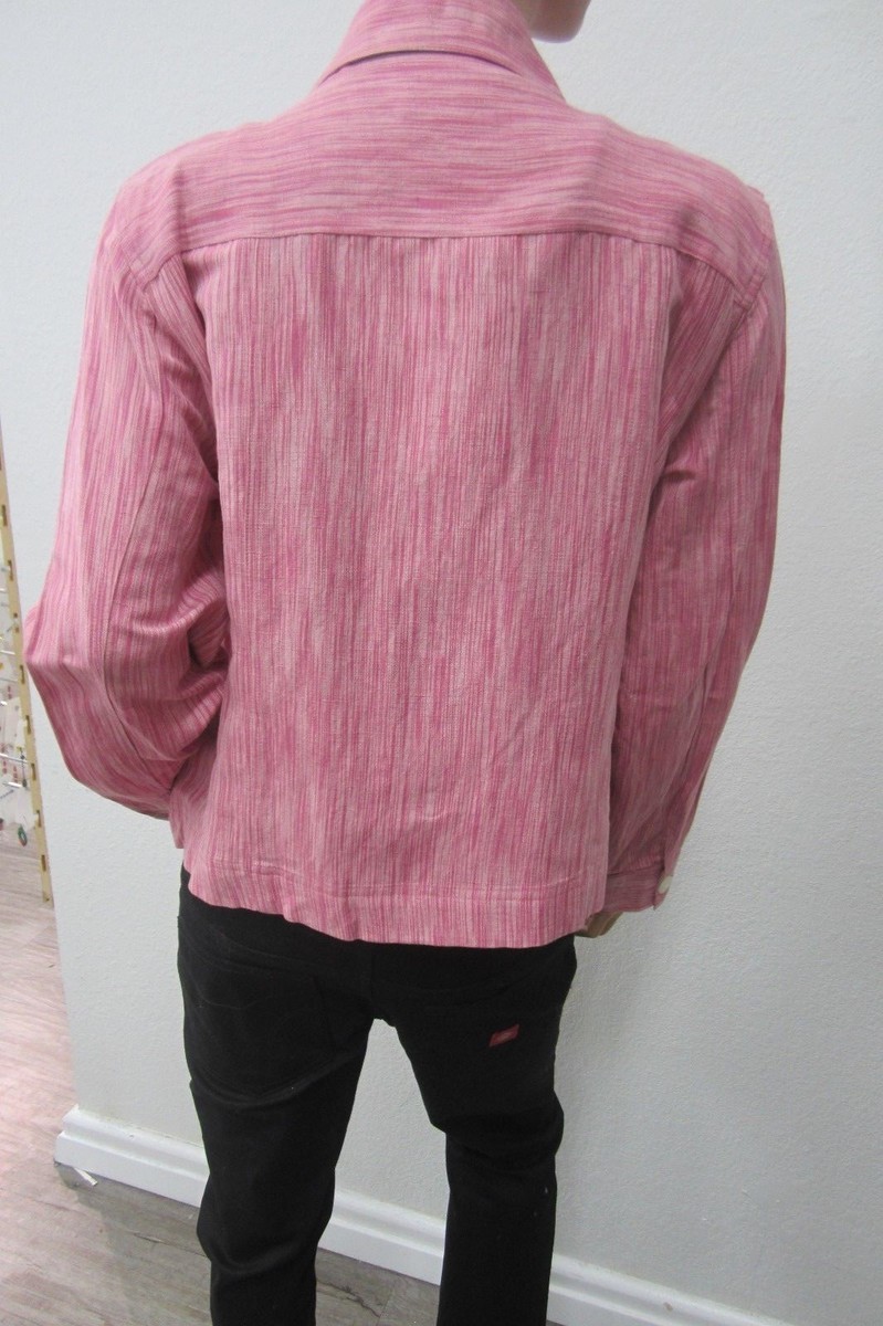 A New Day Rose Pink Quilted Velvet Short Duster Jacket OSFM Size- One Size V8779