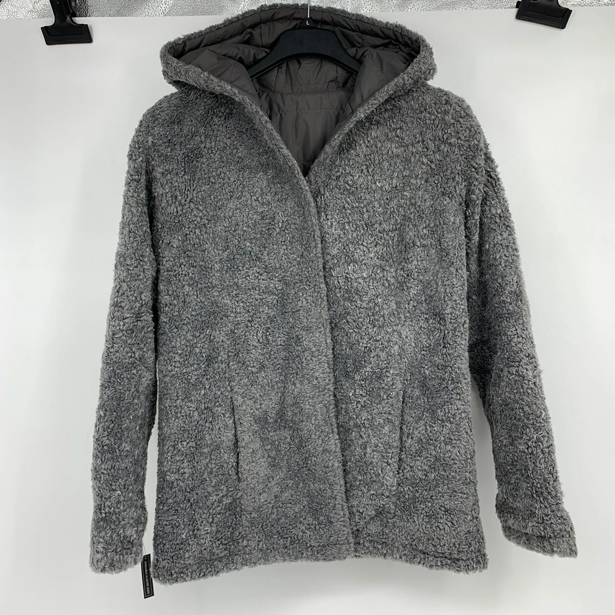 Halogen faux fur best sale coat