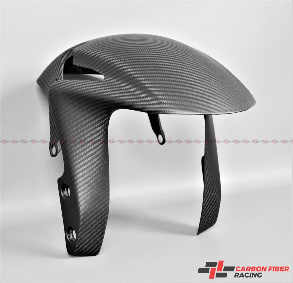 2007-2021 Honda CBR600RR переднее крыло - 100% углеродного волокна матовый - Изображение 3 из 4