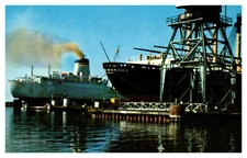Pascagoula, Mississippi. Shipyard Showing Several Ships For Repair At Dock