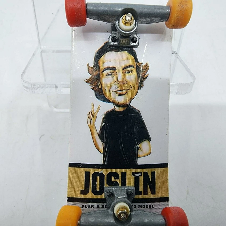 Tech Deck Mini Skateboard Joslin Plan B 18 Miniature Fingerboard 4 in White RARE - Image 4 of 4
