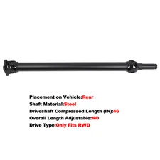 SCITOO Drive Shaft Fits Chevrolet S10 For GMC Sonoma 1994-2003 RWD AT 46”