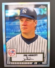 2021 Topps Chrome Platinum Anniversary - Refractor #699 Jim Abbott