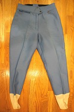 Vintage Women's Obermeyer ski stretch pants stirrup blue 12r 8 10 Retro