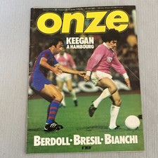 Ancien Magazine Football Foot Onze Mondial N 20 Août 77 1977