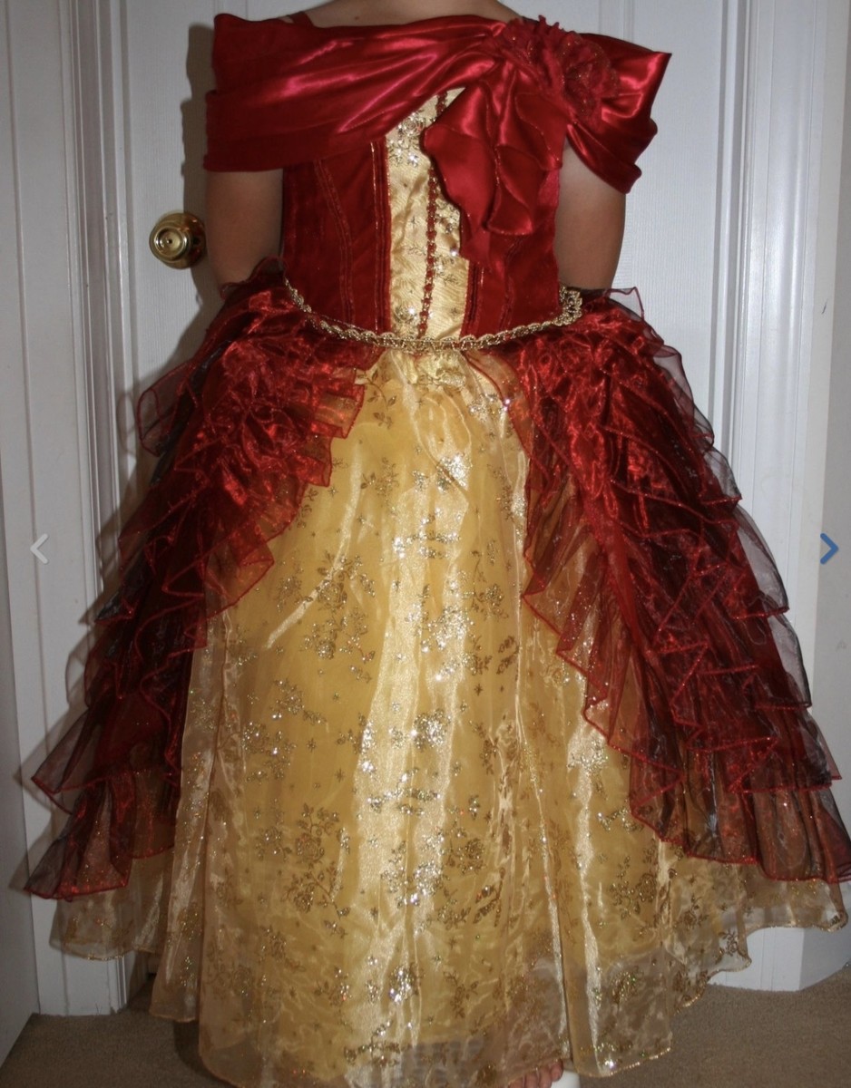 white christmas dresses Christmas Belle Princess Dress, Adult Belle Princess Dress, Red Belle –  TwirlingDresses main image 0