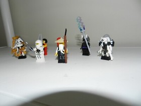 Lego 2507 Ninjago Fire Temple Set of Minifigures