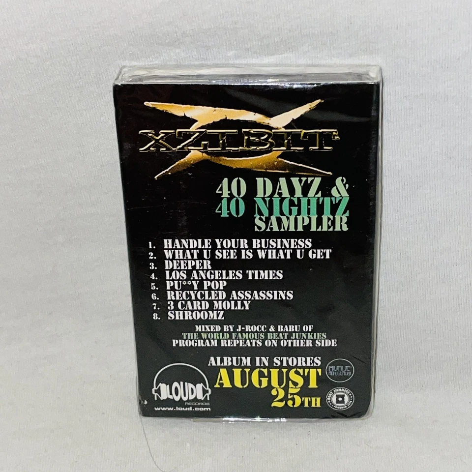 RARE Xzibit 40 Dayz & 40 Nightz Sampler Cassette Tape Loud Sealed Promo - Image 2 of 2