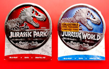 JURASSIC PARK and Jurassic World BLU RAY Tin Set