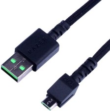 For Razer Mamba USB-A to Micro-USB Cable Braided for Mamba Viper Ultimate Mouse