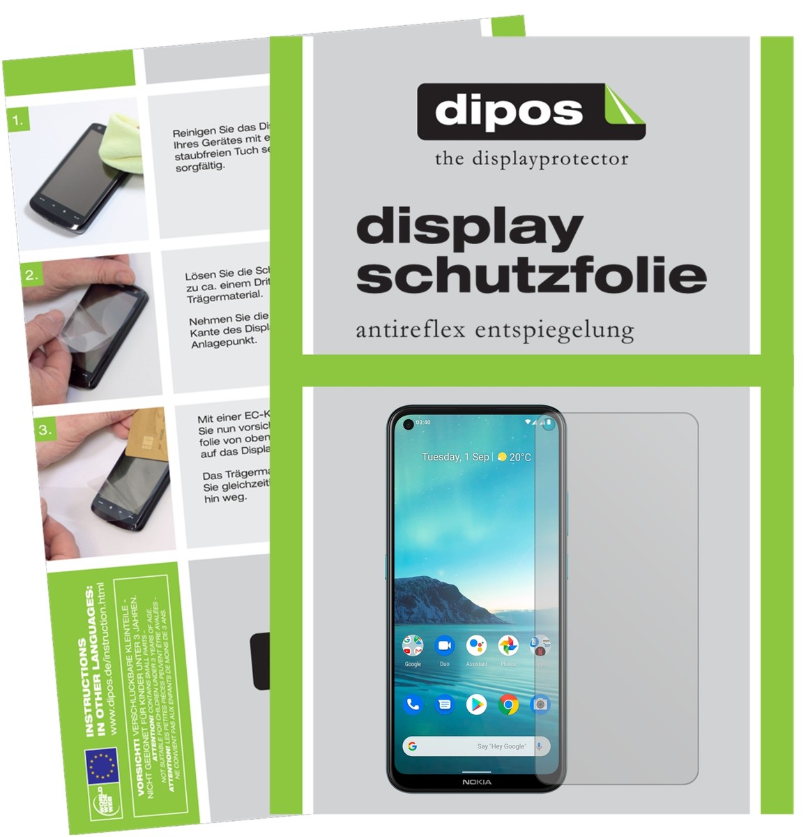 Vetro temperato per Nokia 7 PLUS Pellicola Prottetiva Proteggi schermo