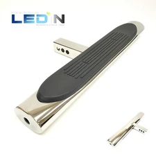 For 2" Receiver Truck Chrome Steel Tow Hitch Step Bar Guard 28" Length 4" Oval