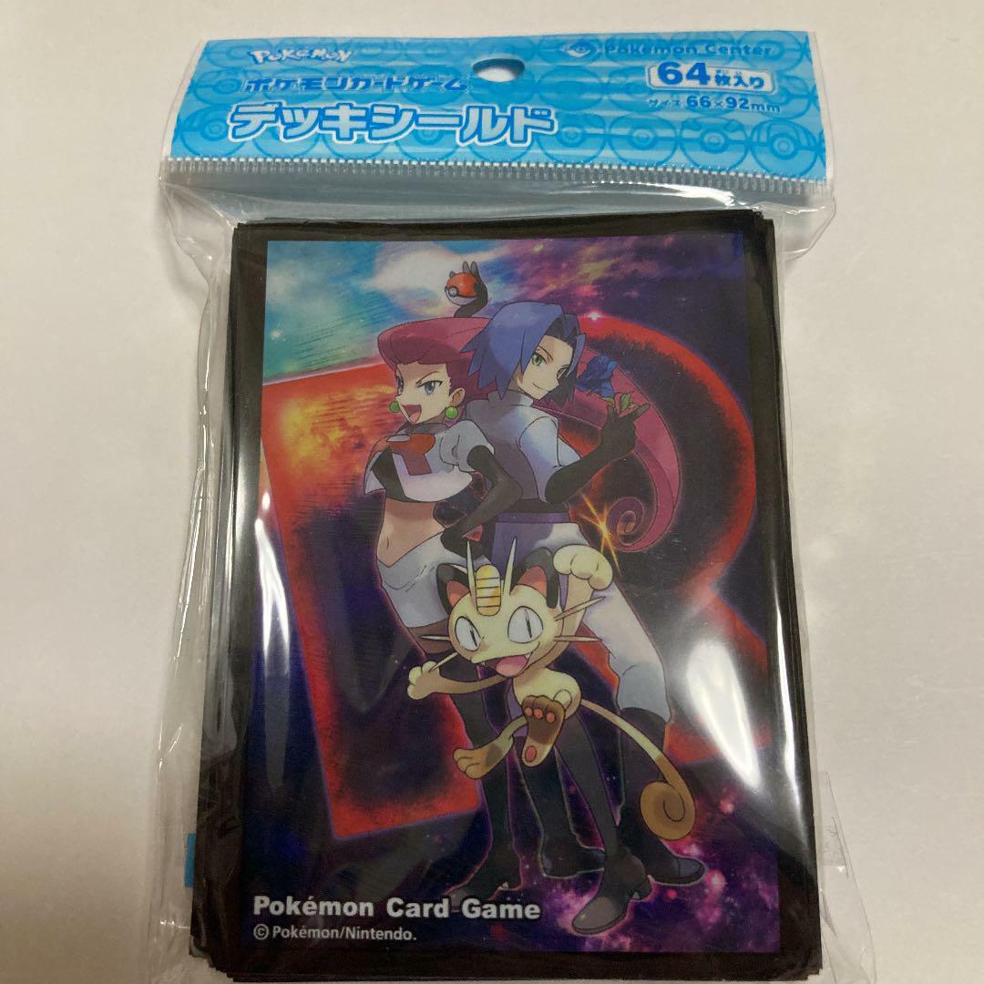 Pokemon Center Card Team Rocket Deck Shield 64 Sleeves Japanese Takara Tomy　NEW