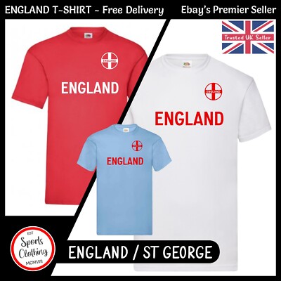 England Football T-Shirt Retro Men Unisex Women Footy Tee