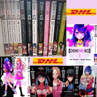Oshi No Ko Manga By Aka Akasaka English Version Volume 1-14 Complete Comic Set