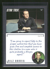 2020 Rittenhouse Star Trek TOS Archives Card #57 Nilz Baris 9 of 14