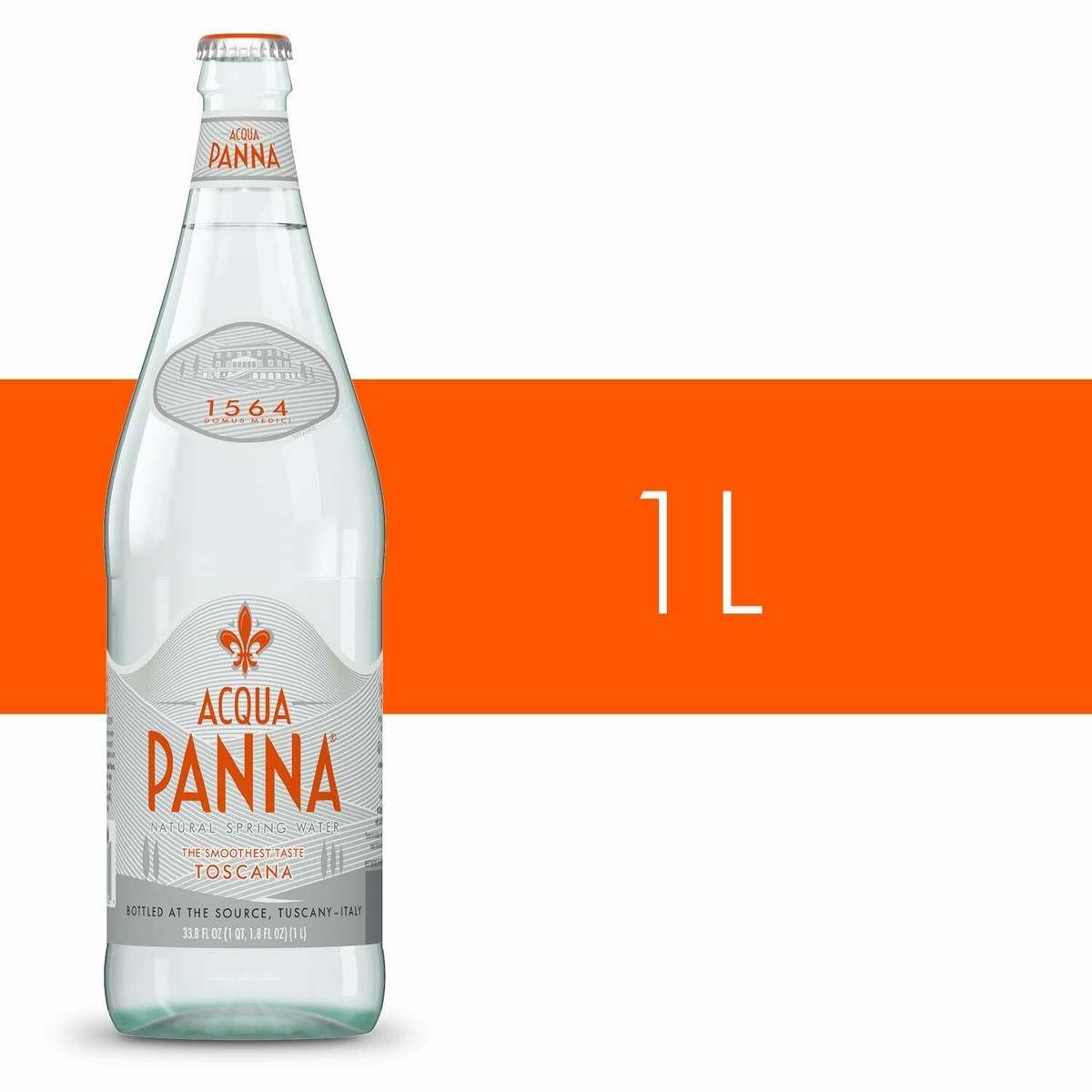 Acqua Panna Natural Spring Water, Glass Bottle