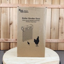 Automatic Chicken Coop Door LCD Battery Solar Powered Timer Light Remote Control