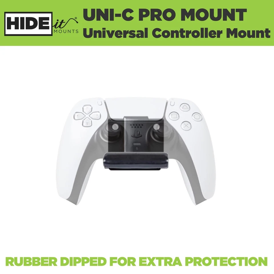 HIDEit Uni-C Pro Controller Wall Mount - Rubber Dipped Steel Mount for PS5 Pr... - Image 2 of 4