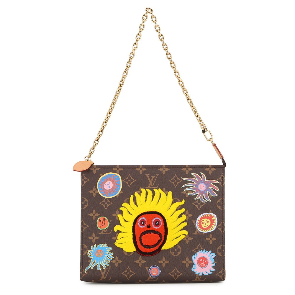 LOUIS VUITTON LVxYK Toiletry Pouch on Chain Monogram Brown/Multicolor M81982
