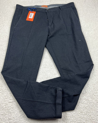 Pauri & Casati The Sparrow Dress Pants Mens 38'' Waist Blue Made in Italy 38x30