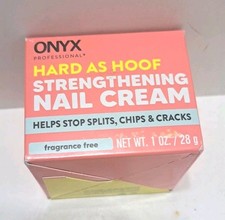 Onyx Professional Hard as Hoof Nail Strengthening Cream Fragrance Free 1 Oz