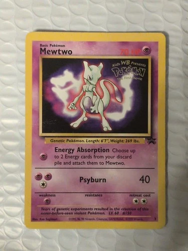 Pokémon Mewtwo Black Star Promo #3