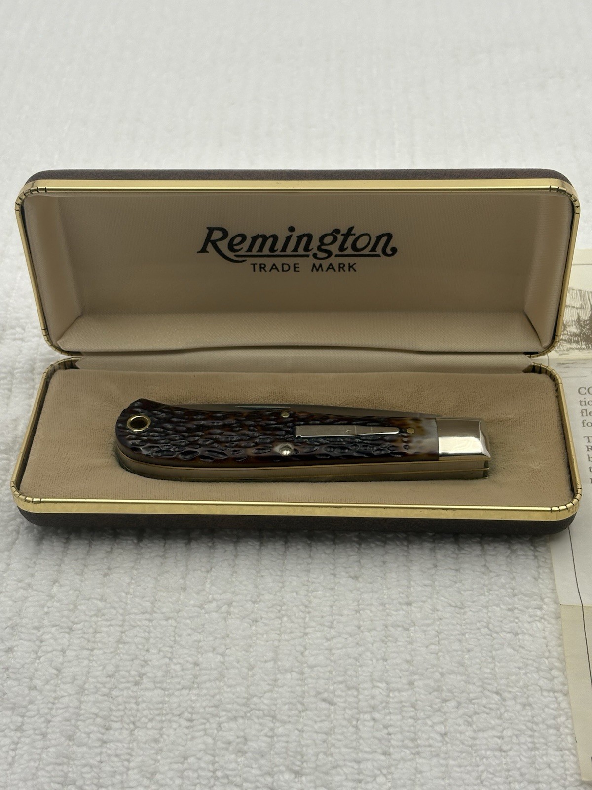 Remington 1982 R1123 Bullet Knife New In Display Box 1st Year They Were Made